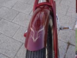 Bici Custom roja